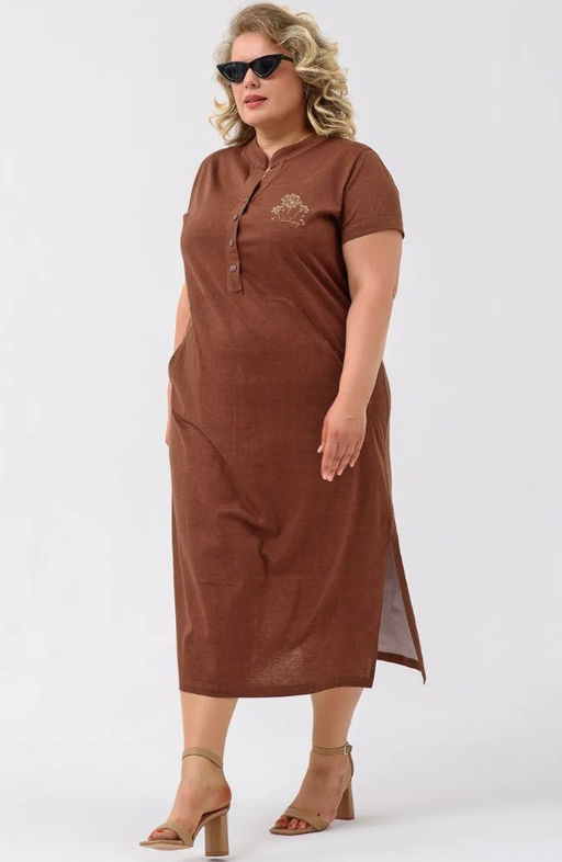 Платье  Лён Хлопок 100% - Оптима фото 11