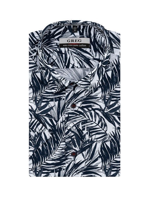 Сорочка мужская короткий рукав GREG 123/201/2051/Z/1p  фото 3