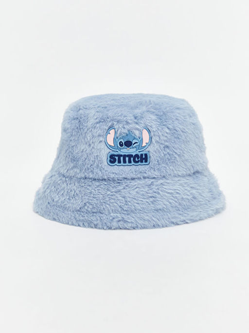 Lilo ve Stitch Bask?l? K?z ?ocuk Bucket ?apka