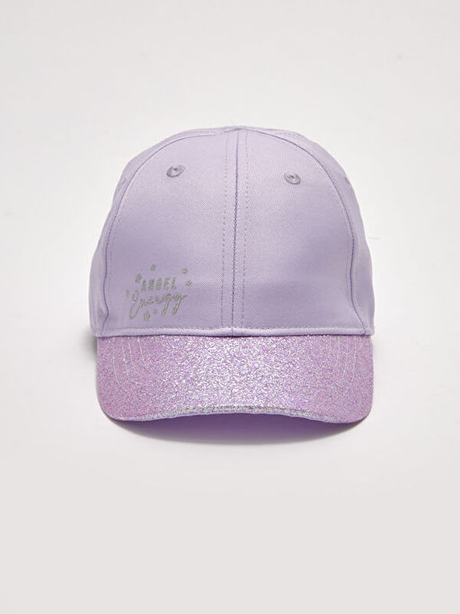 Yaz? Bask?l? K?z ?ocuk Kep ?apka