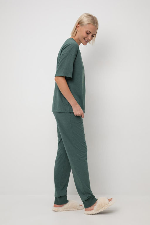 Е 20144/голубая ель пижама жен