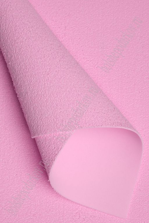 Фоамиран махровый 2 мм (10 листов) SF-1958, розовый №006