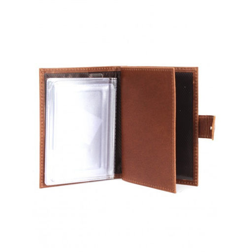 Обложка для авто+паспорт-Croco-ВП-1021 с хляст, натуральная кожа коричневый пулл-ап матовый (219) 263969 фото 3