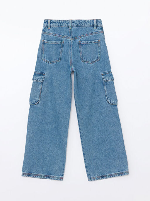 Wideleg K?z ?ocuk Jean Pantolon
