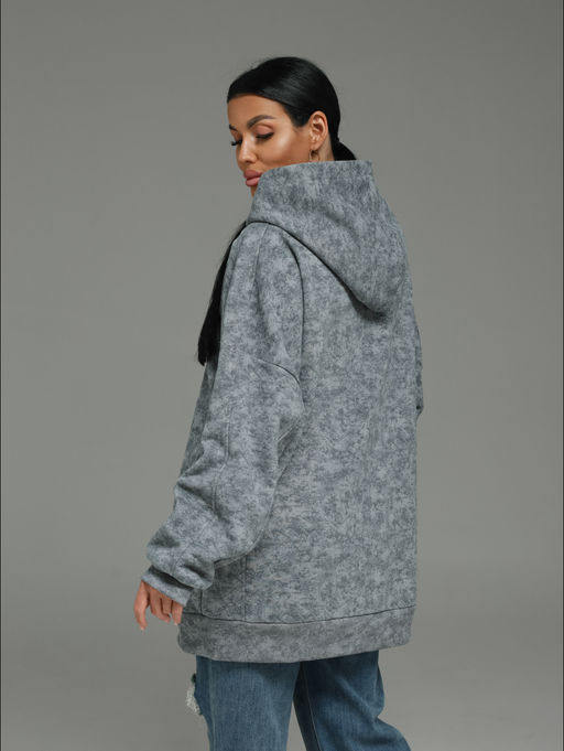 Яхонт худи женское (серый варенка) - Lovetex фото 14
