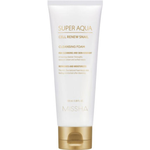 MISSHA Aqua Cell Renew Snail Пенка для умывания с секрецией улитки 100 мл  фото 2