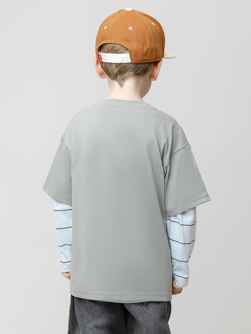 КР 302915/оливковый 0209 к642 фуфайка (футболка) для мал - Crockid фото 5