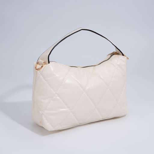 Сумка-багет на молнии, цвет бежевый - Simaland фото 2