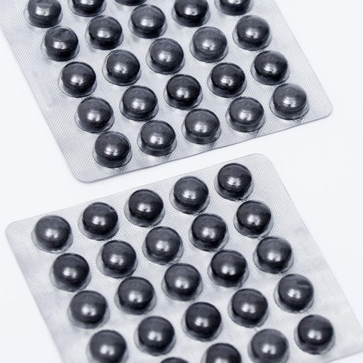 Цена за 2 шт. Уголь активированный, адсорбирующий, 50 таблеток по 500 мг - Vitamuno фото 2