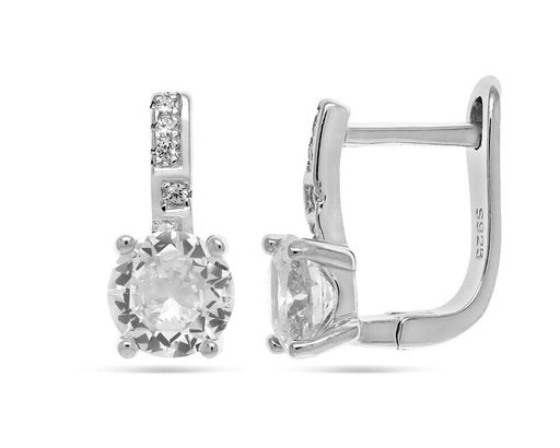 Серьги, куб.циркон., Тцс103-1