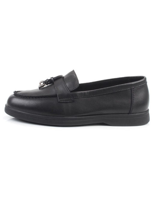 06-DYL138-1 BLACK Туфли женские (натуральная кожа)