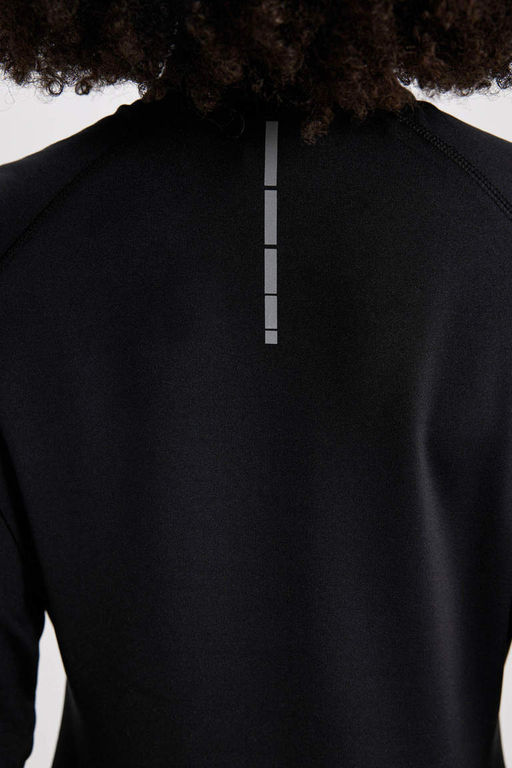 DeFactoFit Футболка с длинным рукавом и воротником стандартной посадки с принтом  фото 7