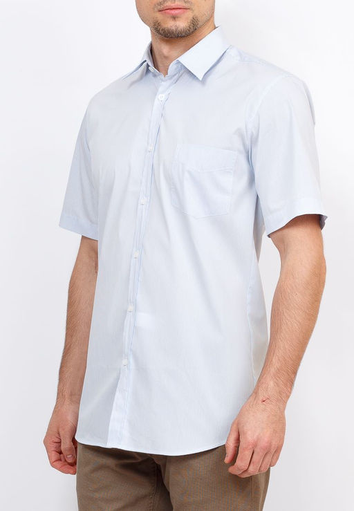 Сорочка мужская короткий рукав GREG Gb211/307/66/LV STRETCH  фото 7