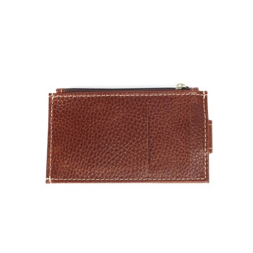 Визитница-кардхолдер Croco-ВК-217 н/к, 2отд, 11карм, коричневый флотер пулл-ап (208) 251178  фото 2