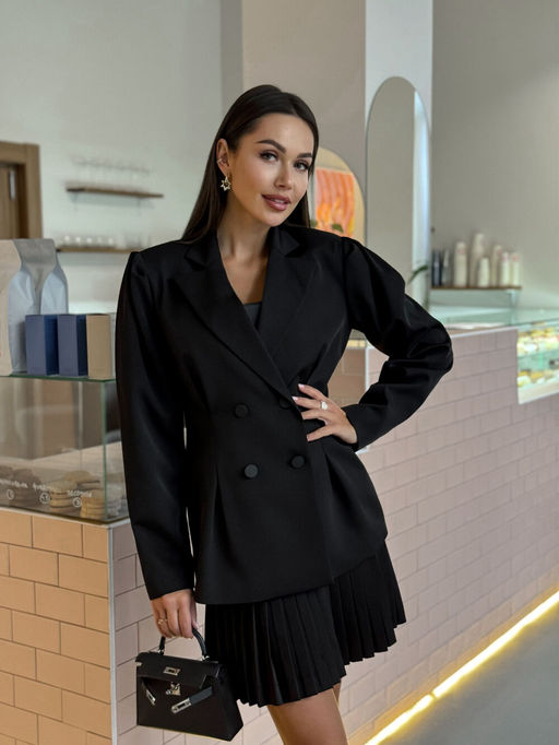 Жакет AURA 1117-170-Р черный