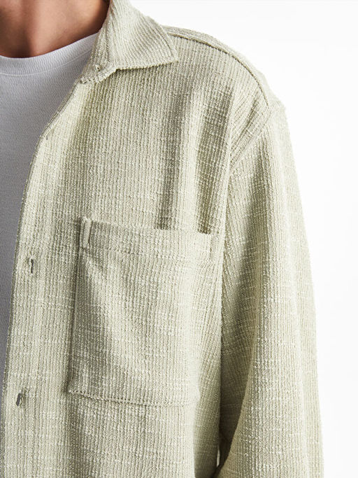 Regular Fit Uzun Kollu Erkek G?mlek Ceket