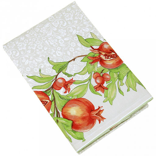 "Гранат" Скатерть 200х145см, длина стола до 160см, на 6-8 персон, хлопок "Премиум" 186г/м2, "Домашняя мода" (Россия)