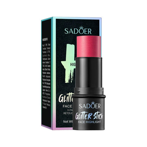SADOER Стик для контуринга лица хайлайтер, румяна, скульптор, тон 03 Quart Rose