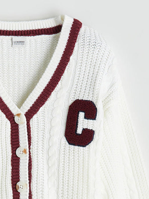 V Yaka K?z ?ocuk Triko H?rka