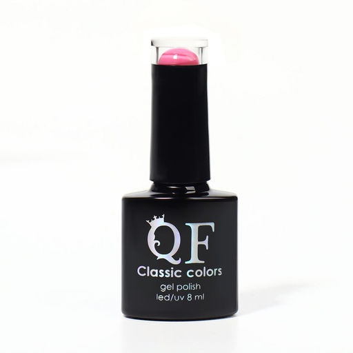 Гель лак для ногтей, CLASSIC COLORS, 3-х фазный, 8мл, LED/UV, цвет дикая роза (17) - Queen fair фото 8