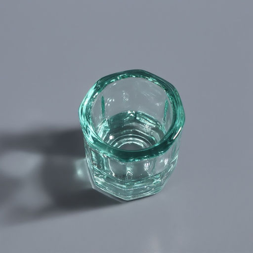 Цена за 2 шт. Стаканчик стеклянный для смешивания краски, 3×3 см, прозрачный