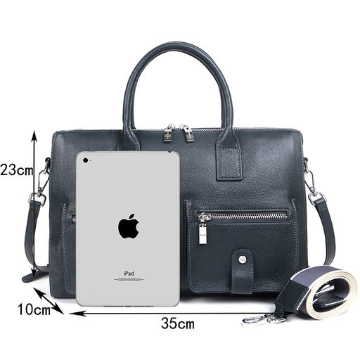 Женская сумка, кожа, MIRONPAN 92301 Темно-синий