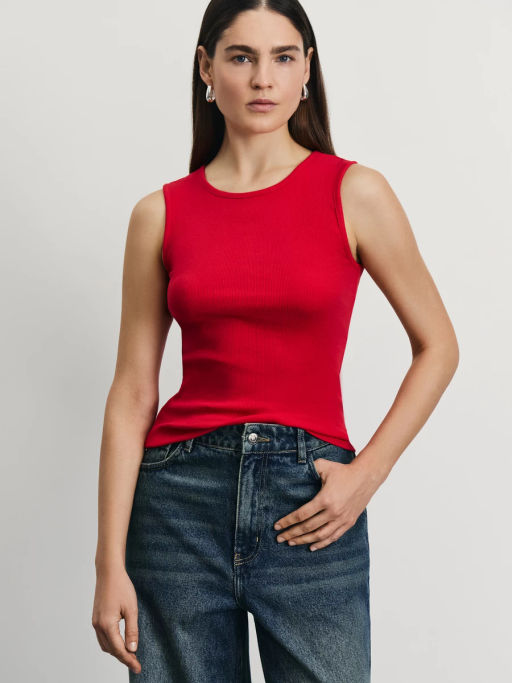 Топ с декоративным вырезом на спине / Zarina  фото 8