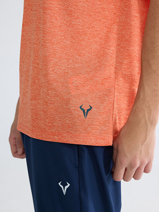 Bisiklet Yaka Erkek Spor Ti??rt