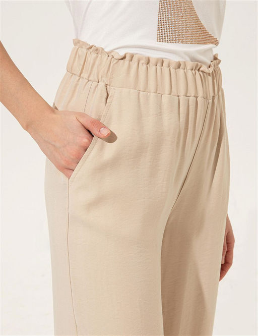 Bej Dad Fit Kanvas Pantolon - Pierre cardin фото 6