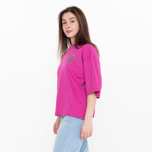 Футболка женская, цвет фуксия, размер 44