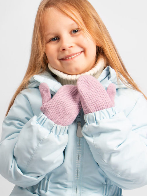 Варежки детские на шнурке Kim Lin  фото 2