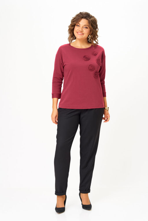 Джемпер Rumoda 2268 бордовый