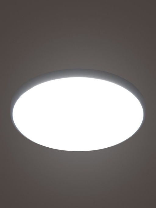 Светильник потолочный LED SPB-6 Slim Base, 24Вт, 5000К, d260 h58, без ПДУ, чёрный