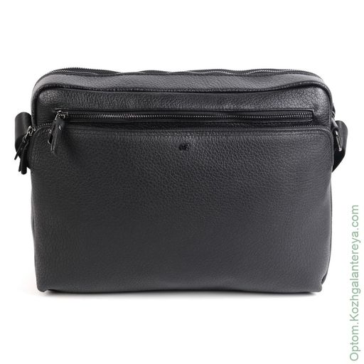 Мужская кожаная сумка 201850171 Блек - Dff фото 2