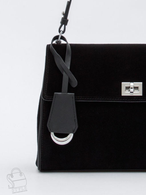 Сумка женская кожаная 5103-1X black Polina&Eiterou