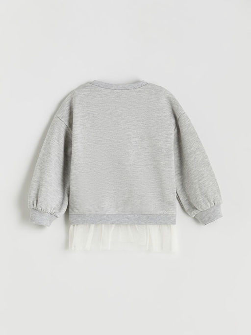 Bisiklet Yaka K?z ?ocuk Sweatshirt