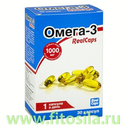 Омега-3 RealCaps, № 30 капсул х 1,4 г (блистер)