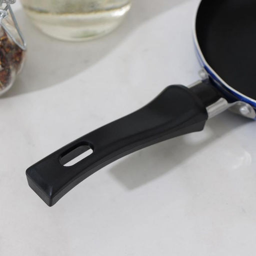 Сковорода Лерой, d=14 см, пластиковая ручка, антипригарное покрытие, алюминий, цвет МИКС - Simaland фото 3