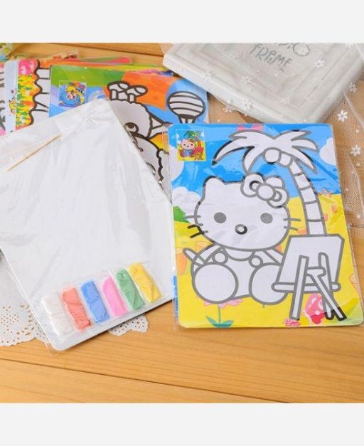 Картина из песка Маленьк. 15*20 см. Рисунки в ассортименте 904681 - Yiwu youda import & export co фото 2