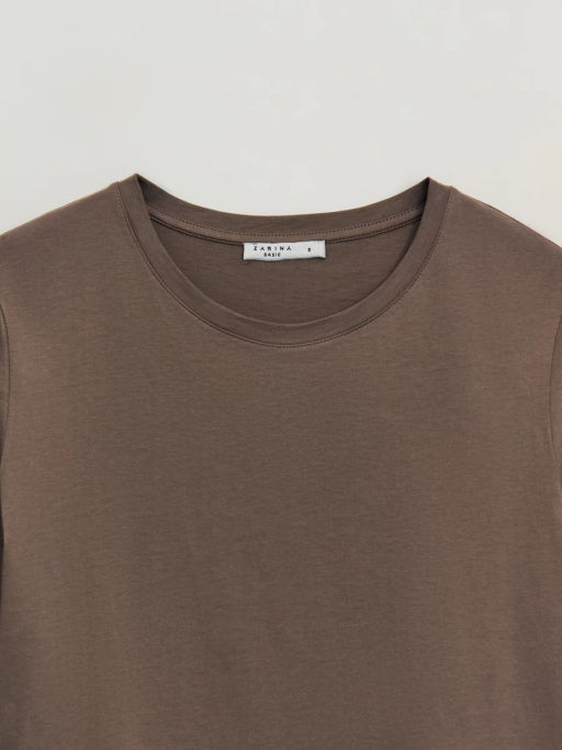 Базовая футболка из хлопка / Zarina
