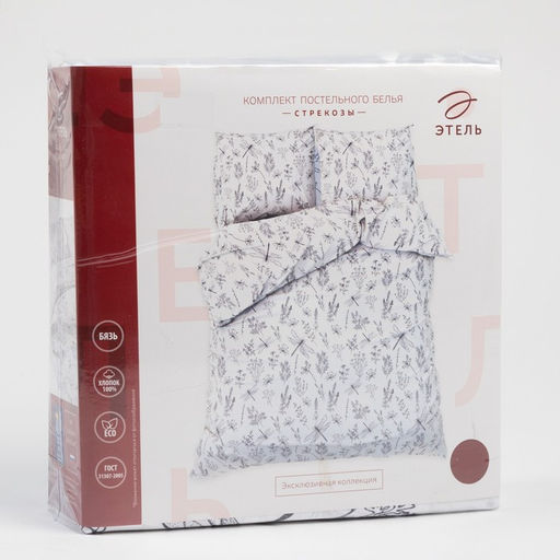 Постельное бельё Этель 2 сп Стрекозы 175*215 см, 200*220 см, 70*70 см -2 шт, бязь фото 5