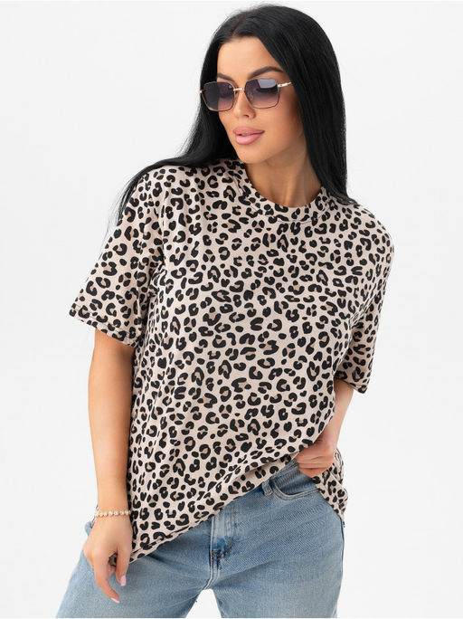 Футболка Леопард  женская