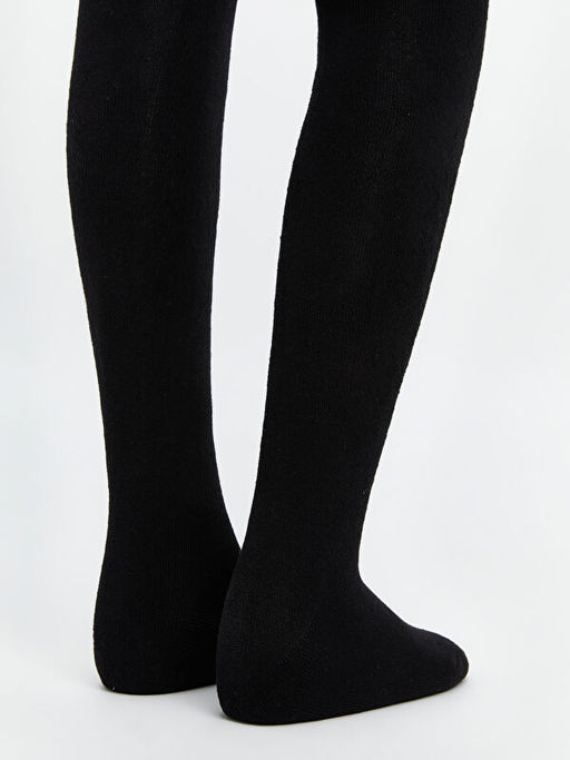 Basic K?z ?ocuk K?lotlu ?orap 2li