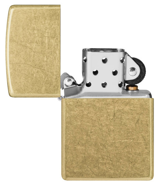 Зажигалка ZIPPO с покрытием поцарапанная латунь | Street Brass, 48267  фото 4