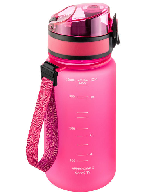 Бутылка для воды 350 мл 6,8*6,8*17 см "Style Matte" фуксия