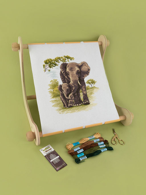 Gamma PRM 40 х 35 см пяльцы-рамка прямоугольные дерево натуральное дерево фото 6