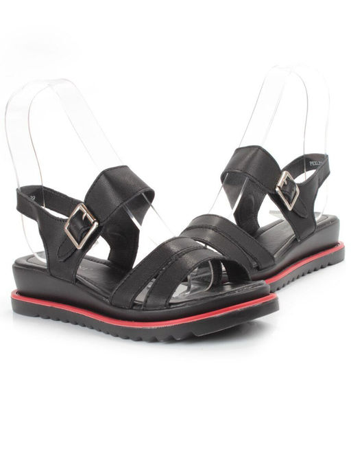 08-PEXL76-2 BLACK Босоножки женские (натуральная кожа) - Фабричный китай фото 11