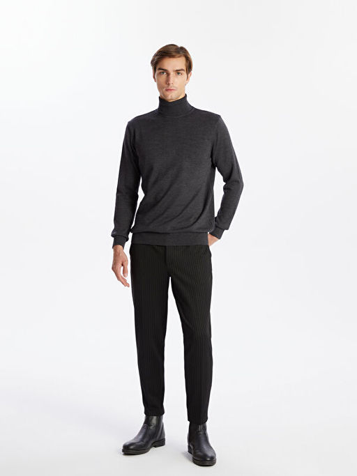 Bal?k?? Yaka Erkek Triko Kazak