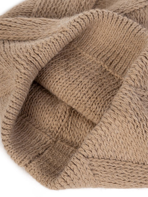 Шапка жен. шерсть+акр LB-BR55029 beige - Labbra фото 4