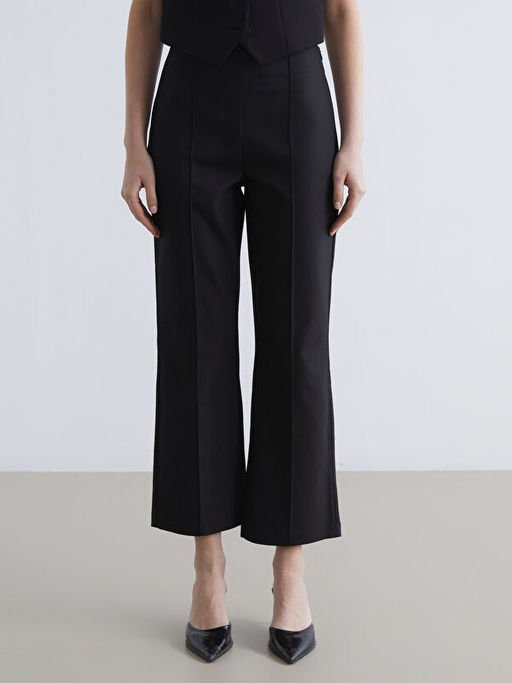 Beli Fermuarl? Diki? Detayl? Kad?n Pantolon